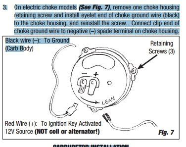 edelbrock electric choke wiring diagram