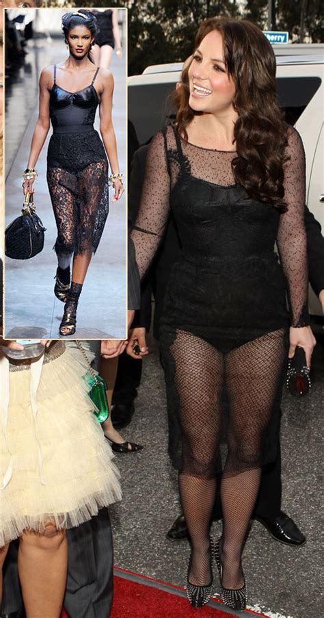 Britney Spears Dolce And Gabbana Black Lace Dress For 2010