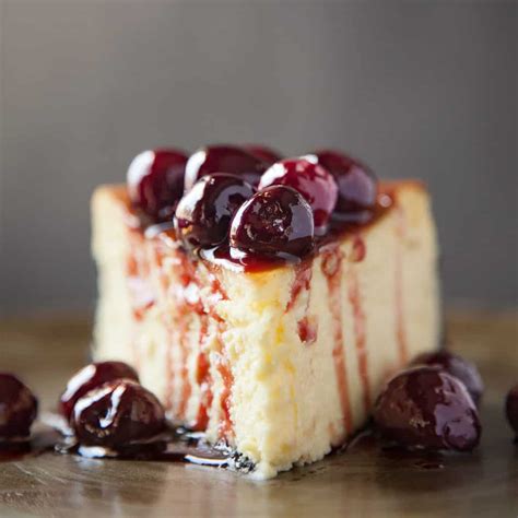 Classic New York Cheesecake With A Chocolate Cookie Crust