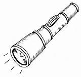 Flashlight Drawing Clipart Clip Sketch Torch Light Coloring Flash Line Pages Drawings Cliparts Template Print Getdrawings Paintingvalley Library Pix 1009 sketch template