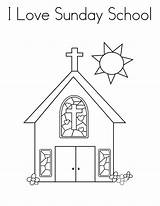 Coloring Sunday School Pages Printable Church Color Sheets Jesus Lord House Twistynoodle Colouring Kids Bible Activities Activity Serve Back Print sketch template