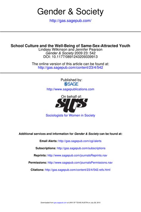 pdf school culture and the well being of same sex