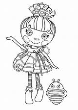 Lalaloopsy Coloring Pages Printable Loopsy Colouring La Color Mermaid Cat Kids Sheets Choose Board Dolls Fairy Neo Drawing Popular Girls sketch template