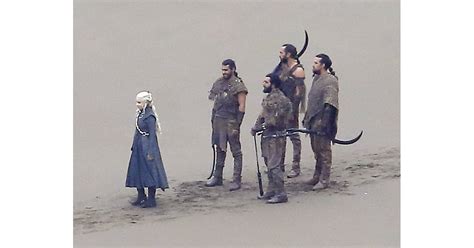 jon snow and daenerys targaryen game of thrones set