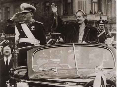 juan eva peron     attend   inaugural