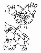 Coloring Pages Monferno Pokemon Tv Getdrawings Getcolorings sketch template