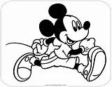 Mickey Coloring Mouse Pages Jogging Disneyclips Sports Funstuff Misc sketch template