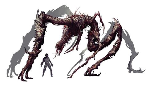 art  dead space explores  games visual evolution necromorph design monster concept
