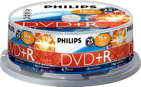 philips dvdr drsbf blank dvds  gb dvdr  min  amazoncouk computers
