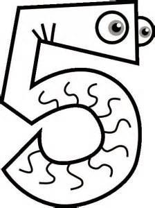 numbers coloring page crafts  worksheets  preschooltoddler