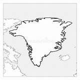 Greenland Highlighted sketch template