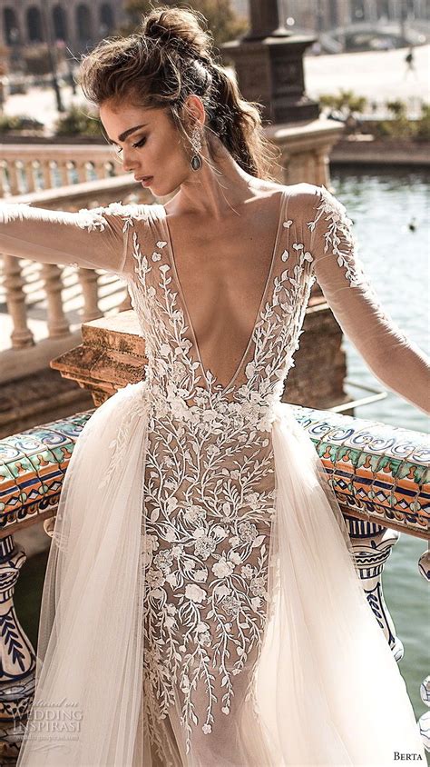 Berta Fall 2018 Wedding Dresses Wedding Inspirasi Lace Bridal Gown