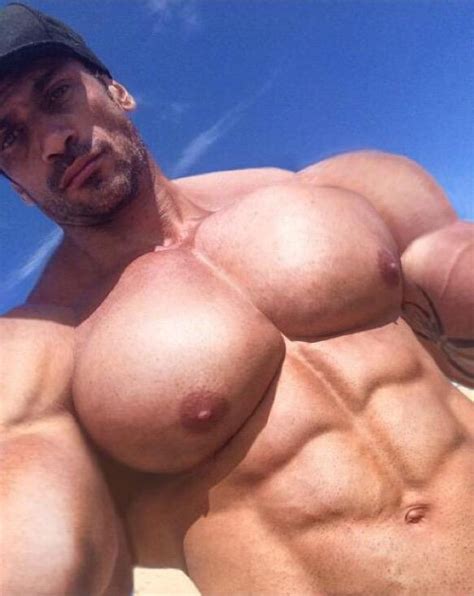 gay muscle pecs worship nipple