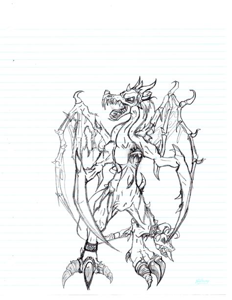 awesome zombie dragon  darsywolf  deviantart