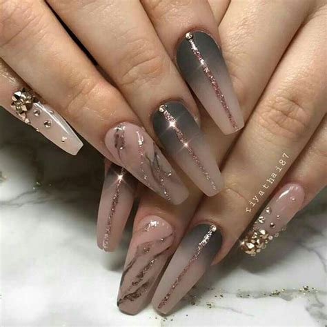 the 25 best grey acrylic nails ideas on pinterest acrylic nails coffin grey nails and gray nails