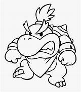 Bowser Coloring Jr Pages Baby Transparent Clipartkey sketch template