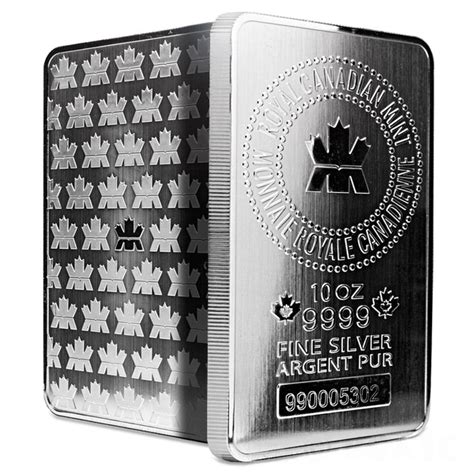 oz silver bar royal canadian mint monster box ottawa bullion wholesale