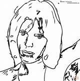 Warhol Jagger Colorare Mick Disegni sketch template