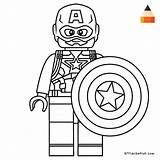 Lego Captain America Draw Coloring Pages Drawing Marvel Kids Legos Avengers Color Drawings War Superhero Letsdrawkids Studio Getcolorings Cartoon Sheets sketch template
