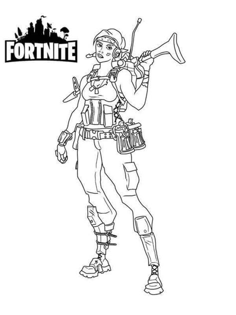 fortnite coloring black  white printable coloring pages  boys