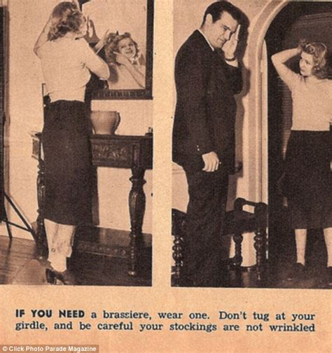1938 dating tips guide don t look bored or tug at your girdle daily