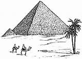 Pyramide Pyramids Pyramides Egyptian Egypte Gizeh Egipto Egypt Piramides Cairo égypte Guiza Giza Coloringsky Kermit Wonders Biblico Artísticos Bocetos Geométricos sketch template