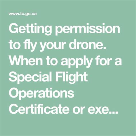 permission  fly  drone   apply   special