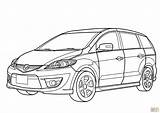 Mazda Coloring Minivan Pages Drawing Premacy Miata Printable Rx Color Getdrawings Honda Getcolorings Hatchback Skip Main 2009 Template sketch template