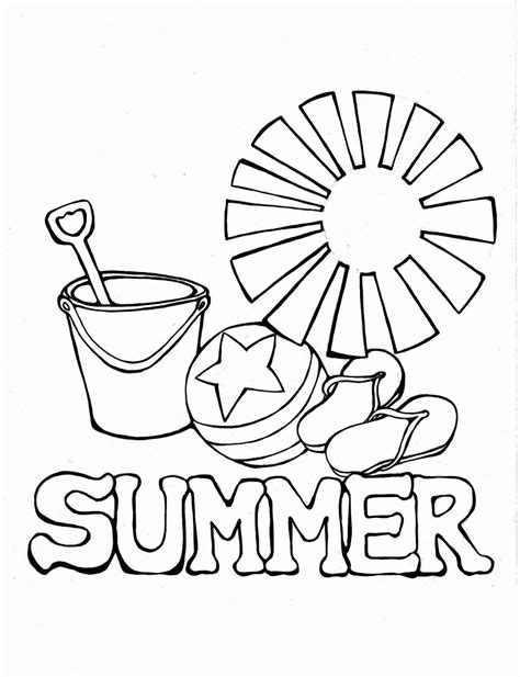 summer  coloring page  printable coloring pages  kids