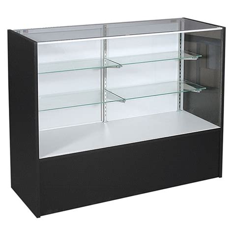 48 Inch Glass Display Case Black Glass Display Cabinet
