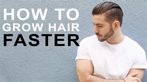 how to grow hair faster and longer tips to grow men s hair youtube