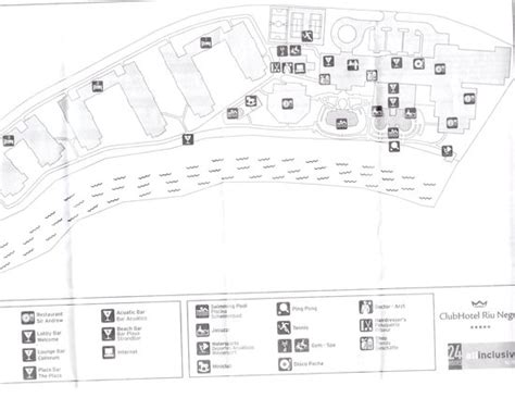 Resort Layout Map Picture Of Clubhotel Riu Negril