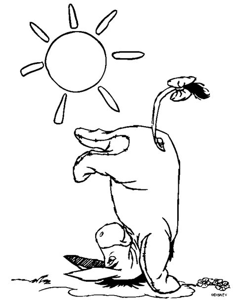 eeyore coloring pages coloring home