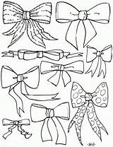 Bow Coloring Hair Pages Cheer Bows Color Colouring Sheets Clipart Drawing Tattoo Cheerleading Shirley Goodnight Duke Smith Moon Printable Popular sketch template