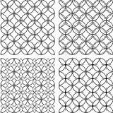 Reticolo Giunte Astratto Mosaico Metallico Geometrico Nastro Vettore Luglio Metallo sketch template
