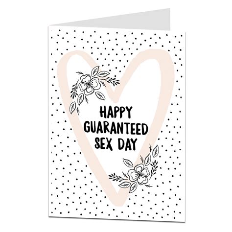 Guaranteed Sex Day Valentine S Card Designed And Printed