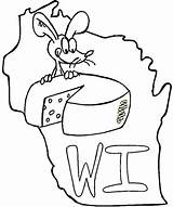 Wisconsin State Coloring Pages Flag Badger Badgers Printable Bucky Nevada Kentucky Florida Color Derby Bird Supercoloring Getcolorings Kansas York Seal sketch template