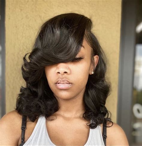 deep side part flat iron hair styles quick weave hairstyles natural curls hairstyles