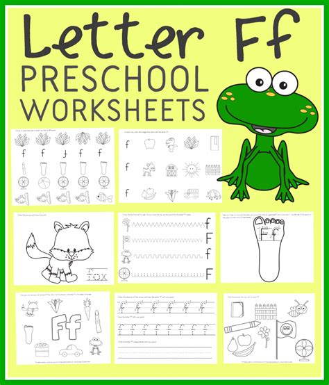 letter  preschool worksheets instant