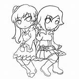 Rwby Lineart Coloring Pages Progress Character Deviantart Template sketch template