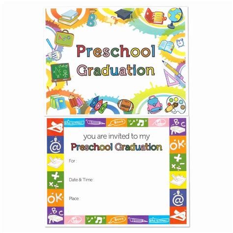 printable kindergarten graduation cards hondoc