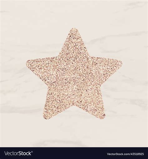 glitter star sticker royalty  vector image