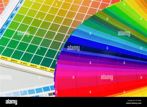 cmyk colour chart  res stock photography  images alamy