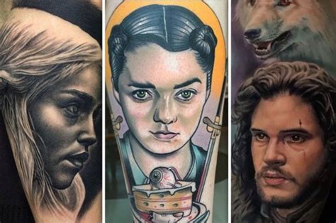 Game Of Thrones Tattoos Surge In Popularity Ahead Of Series 8 Launch