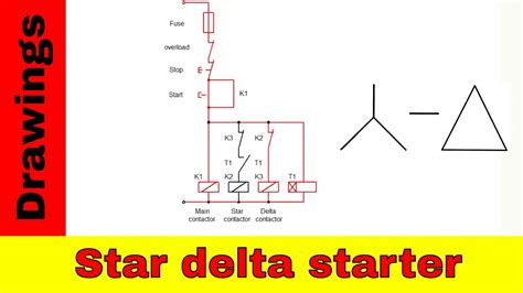star delta starter connection working advantages video included electricalu