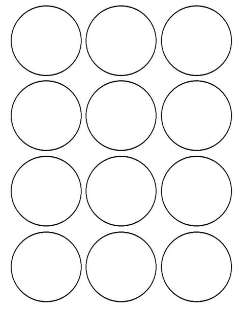 edible images custom printable circles templates printable
