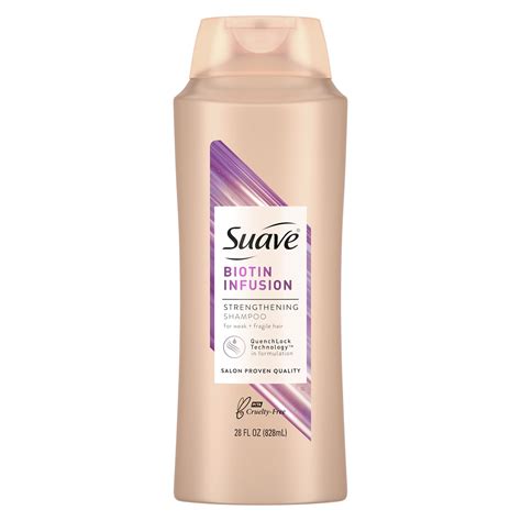 suave professionals biotin infusion strengthening shampoo hair shampoofor fuller  hair