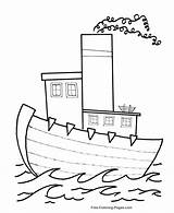 Boat Coloring Pages Boats Printable Color Simple Shapes Kids Sheets Tug Print Shape Learning Toy Years Steamboat Go Kid Popular sketch template