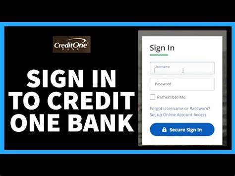 sign  credit  bank  creditonebankcom login credit   banking login