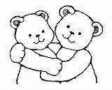 Hug Clipart Clip Bear Hugs Teddy Hugging Gratitude Cartoon Friends Cliparts Two Mormon Library Drawing Coloring Friendship People Bears Clipartbest sketch template